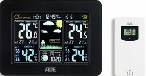 ADE »WS1503« Funkwetterstation (mit Außensensor, Thermometer/Hygrometer mit Funk- und Außensensor)
