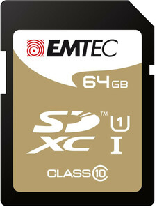 SDXC Karte 64 GB Class 10 Gold Speicherkarte