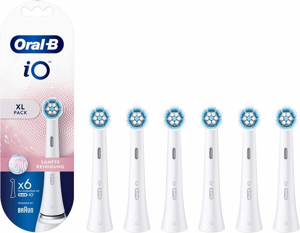 Bild 1 von Oral B Aufsteckbürste »iO«, Sanfte Reinigung für elektrische Zahnbürste, 6 Stück