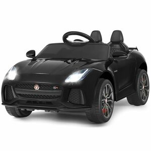 COSTWAY Elektro-Kinderauto »Jaguar 12V Elektroauto, Kinderfahrzeug«, mit Fernbedienung, Geschichten & Musik, ab 3 Jahre
