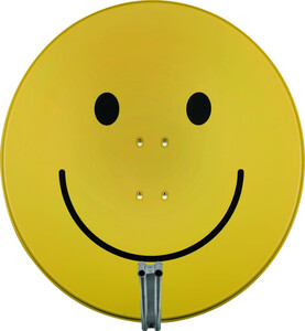 SATMAN 850 Plus smiley-gelb DigitalSat-Antenne