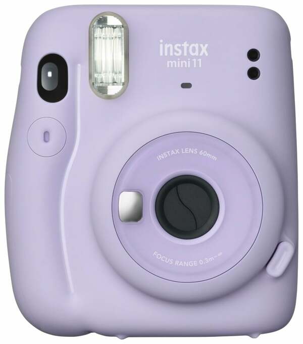 Bild 1 von instax mini 11 Sofortbildkamera, Lilac-Purple inkl. Batterien + Trageschlaufe + 2 Shutter Button