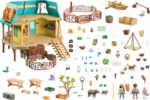 Playmobil® Konstruktions-Spielset »Wiltopia - Tierpflegestation (71007), Wiltopia«, (347 St), teilweise aus recyceltem Material; Made in Europe