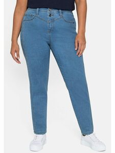 Sheego Stretch-Jeans »Jeans« «Die Girlfriend», mit vorverlegter Seitennaht