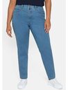 Bild 1 von Sheego Stretch-Jeans »Jeans« «Die Girlfriend», mit vorverlegter Seitennaht
