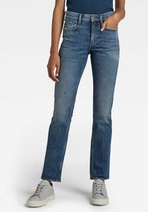 G-Star RAW Straight-Jeans »Noxer High Straight« mit Umschlagsaum u. Reißverschlusstasche an der Gesäßtasche