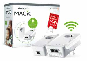 DEVOLO Magic 1200+ WiFi Starter Kit Powerline (Mesh, WLAN Verstärker, Steckdose, dlan)