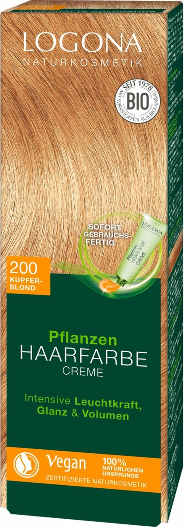 Bild 1 von LOGONA Haarfarbe »Logona Pflanzen-Haarfarbe Creme«