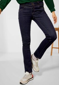 STREET ONE Straight-Jeans »Style Iowa« mit Kontrastnähten