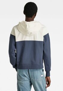 G-Star RAW Sweatshirt »Hard Core Denim Hoodie Color Block« mit bunten Grafikprint vorne