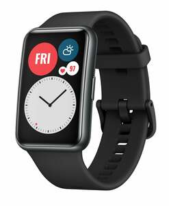Huawei Watch Fit graphite black Smartwatch (GPS, Bluetooth, Herzfrquenzüberwachung, Schlafüberwachung, bis zu 10 Tage Akkulaufzeit, Wasserdicht, schwarz)