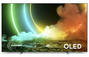 PHILIPS 55OLED706 OLED TV (55 Zoll (139 cm), 4K UHD, Smart TV, Sprachsteuerung (Alexa, Google Assistant), Aufnahmefunktion, Ambilight, Netflix/Amazon)