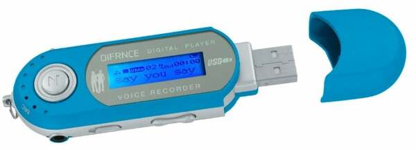 Bild 1 von MP851, 4GB, blau MP3 Player