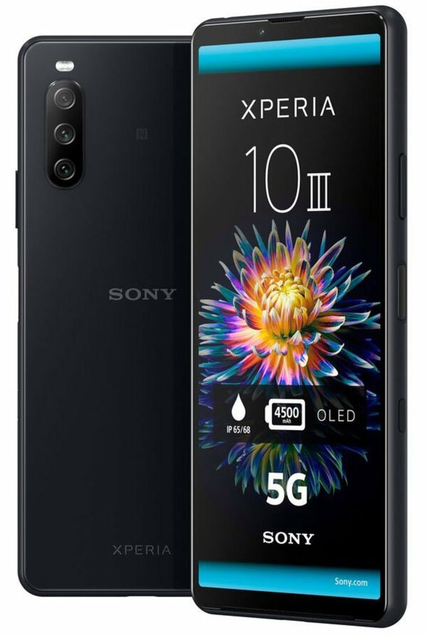 Bild 1 von Sony Xperia 10 III Smartphone (15,24 cm/6 Zoll, 128 GB Speicherplatz, 8 MP Kamera, ohne Netzteil)