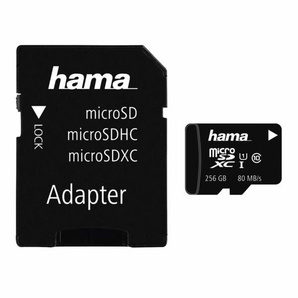 Bild 1 von microSDXC 256GB Class 10 UHS-I 80MB/s + Adapter/Foto