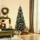 Bild 2 von HOMCOM künstlicher Weihnachtsbaum mit 618 Astspitzen 180 cm Christbaum einfacher Aufbau Tannenbaum P
