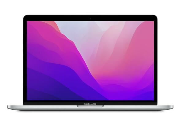 Bild 1 von Apple MacBook Pro silber (2020, 13 Zoll, TouchBar -ID, 2 Thunderbolt, M1, 8 GB RAM, 256 GB SSD, 8 Core GPU, MYDA2D/A)