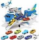 Bild 1 von BeebeeRun Spielzeug-Flugzeug »Flugzeug-Set mit 9 Autos, Lernspielzeug für Kinder ab 3 Jahre«, Transportflugzeug-Spielzeug-Set, Weihnachtsgeschenk