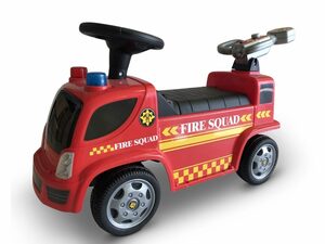 TPFLiving Rutscherauto »Feuerwehr-Truck«, - Rutschauto - Schiebeauto für Kinder bis 3 Jahre - Laufwagen - Rutscherauto - Feuerwehrauto - Belastbarkeit bis 20 kg - Farbe: rot