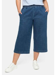 Sheego 3/4-Jeans »3/4-Jeans« mit Schlupfbund, aus elastischem Denim