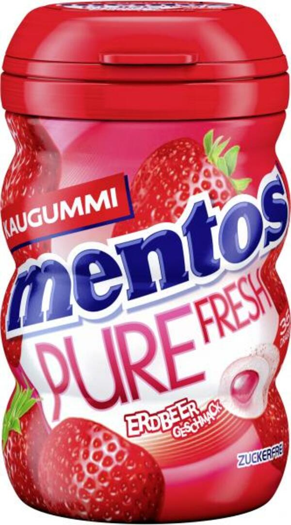 Bild 1 von Mentos Gum Pure Fresh Erdbeere