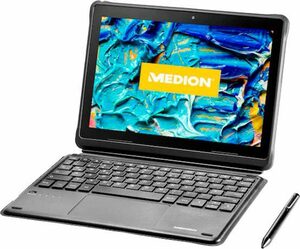 Medion® Medion® LIFETAB® 10" E10900 Education Tablet (10", 32 GB, Android, 4G (LTE) Quad-Core Prozessor, LTE, inkl. Bluetooth®-Tastatur und passivem Stift Tablet (10", 32 GB, Android, 4G (LT