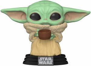 Funko Actionfigur »Funko POP! Star Wars: The Mandalorian - The Child with cup #378«