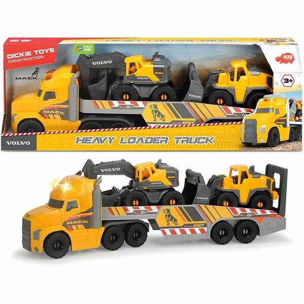 Bild 1 von Dickie Toys Spielzeug-Auto »Mack/Volvo Heavy Loader Truck«