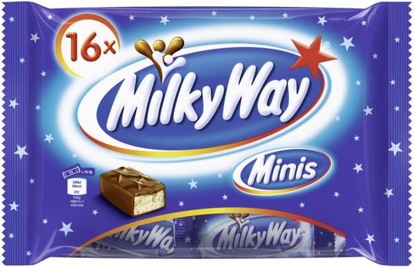 Bild 1 von Milky Way Minis Schokoriegel