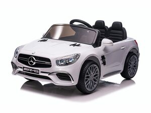 TPFLiving Elektro-Kinderauto »Mercedes SL 65 AMG«, Belastbarkeit 30 kg, mit Fernbedienung - Kinderauto - Elektroauto - Kinderfahrzeug mit Soft-Start und Bremsautomatik - 2 x 12 V Motoren - 2 x