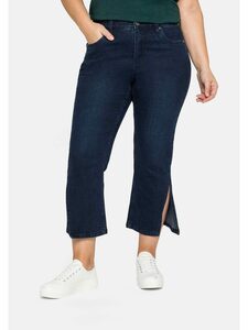 Sheego Bootcut-Jeans »Jeans« in 7/8-Länge mit hoch geschlitztem Saum