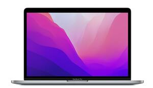 Apple MacBook Pro space grau (2020, 13 Zoll, TouchBar -ID, 2 Thunderbolt, M1, 8 GB RAM, 256 GB SSD, 8 Core GPU, MYD82D/A)