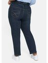 Bild 2 von Sheego Stretch-Jeans »Jeans« in gerader Form mit gerafftem High-Waist-Bund