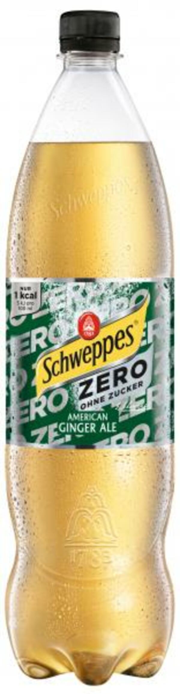 Bild 1 von Schweppes American Ginger Ale Zero (Einweg)