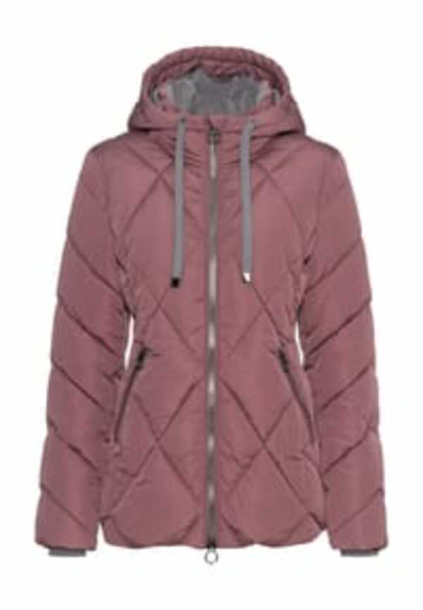 Bild 1 von adagio Steppjacke, tailliert, Kapuze, uni, für Damen