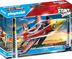 Playmobil® Konstruktions-Spielset »Düsenjet "Eagle" (70832), Air Stuntshow«, (45 St), Made in Germany