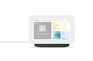 GOOGLE Nest Hub (2. Generation) Smart Speaker Carbon (WLAN, Bluetooth, Display, Sprachsteuerung, Google Assistent)