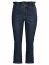 Bild 4 von Sheego Stretch-Jeans »Jeans« in gerader Form mit gerafftem High-Waist-Bund