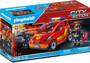Playmobil® Konstruktions-Spielset »Feuerwehr Kleinwagen (71035), City-Action«, (27 St), Made in Germany