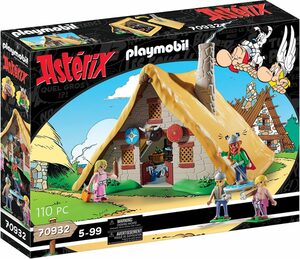 Playmobil® Konstruktions-Spielset »Hütte des Majestix (70932), Asterix«, (110 St), Made in Germany