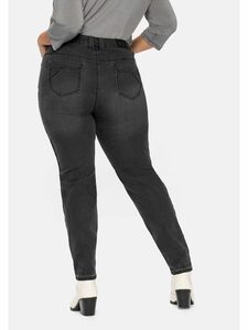 Sheego Stretch-Jeans »Jeans« mit Stickereien seitlich am Bein