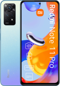 Xiaomi Redmi Note 11 Pro 4G 6GB+128GB Star Blue Smartphone (6,67 Zoll, 108 MP, Quad-Kamera, 5.000-mAh, Octa-Core, Fingerabdrucksensor, Gesichtsentsperrung, blau)