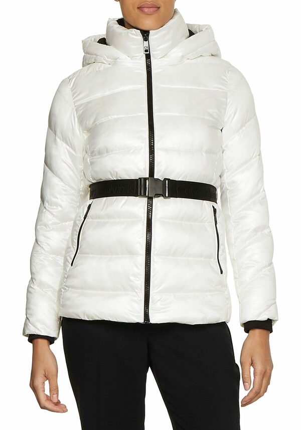 Bild 1 von Calvin Klein Outdoorjacke »ESSENTIAL BELTED JACKET« (2-St) elastischer Gürtel mit Logoschriftzug