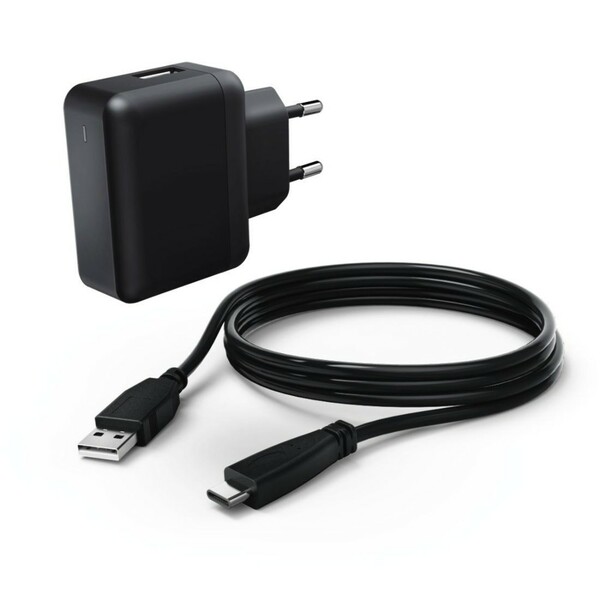 Bild 1 von Netzteil mit USB-C-Kabel für Nintendo Switch, schwarz