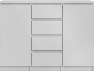 Home affaire Kommode »Naia«, Elegante und moderne Kommode mit 4 geräumigen Schubladen und 2 Türen