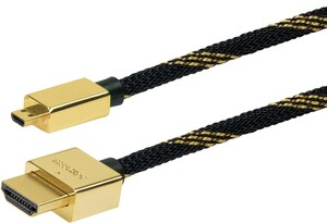 SLIMLINE High-Speed-HDMI-Kabel mit Ethernet HDMSL15MC - 1,5m