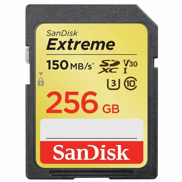 Bild 1 von Extreme SDXC 256GB Speicherkarte