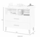 Bild 4 von Lüttenhütt Babyzimmer-Komplettset »Sparset 'Aika' 3-teilig«, (Spar-Set), Bett, Kleiderschrank und Wickelkommode