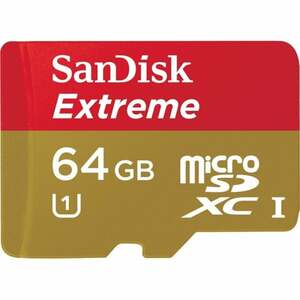 microSDXC Extreme 64GB, UHS Speed Class 3