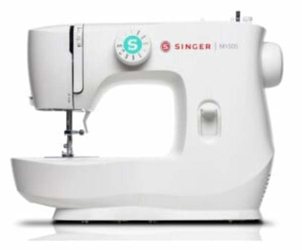 Bild 1 von SINGER M 1505 Nähmaschine (leicht, robust, Metall-Gehäuse, Klick-Einrastfunktion, Reißverschluss-Fuß, Knopfloch, Knopfannnäh-Programm)